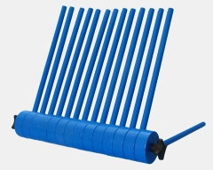 Buchablage monochrom Blau