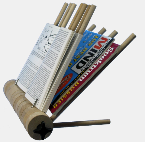 Buchablage/Buchst�nder mit Zweitfach