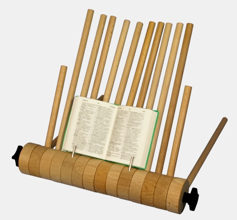 Buchablage/Buchst�nder mit kleinem Buch