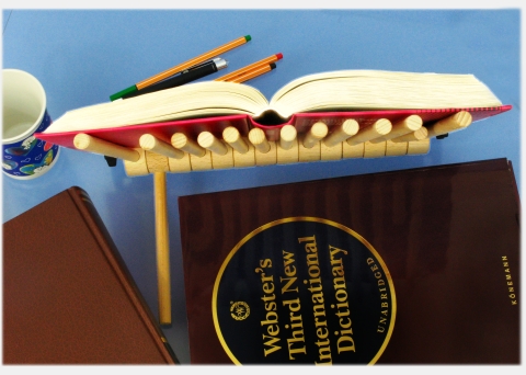 Buchablage/Buchst�nder: Platz sparend